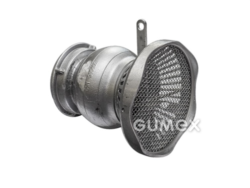 Nasávací kôš S110 so spätnou klapkou, priemer 190mm, vnútorný závit RD 130x1/4", hliník